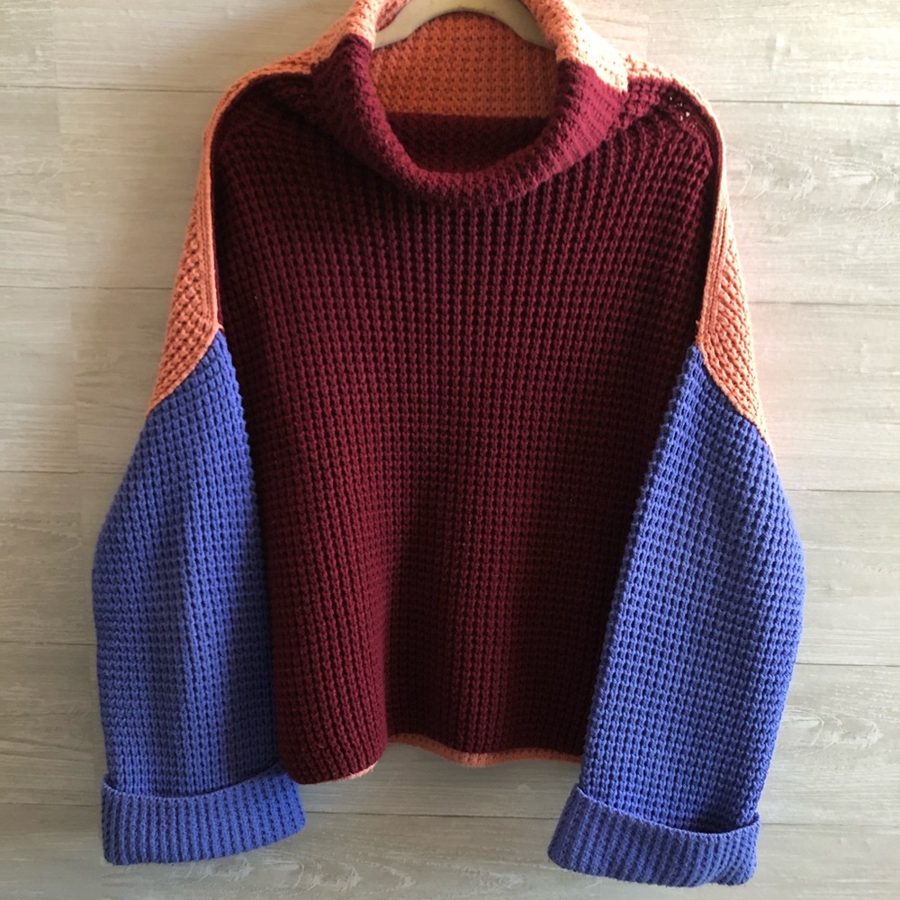 Free People:  turtle neck sweater